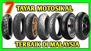 7 Jenama Tayar Motosikal Terbaik di Malaysia 2024 [upl. by Aitetel]