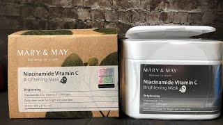 MaryampMay Niacinamide Vitamin C Brightening Mask [upl. by Scheck]