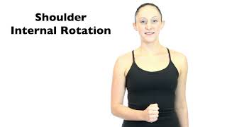 Shoulder Internal Rotation [upl. by Hpseoj]