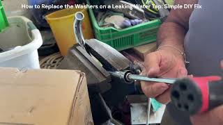 How to Replace the Washers on a Leaking Water Tap Simple DIY Fix [upl. by Strang183]