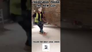 Tradesman prank new recruit England [upl. by Llenad]