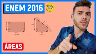 🛑166 Enem 2016  ÁREAS  Um senhor pai de dois filhos deseja comprar dois terrenos com áreas de [upl. by Asenaj]