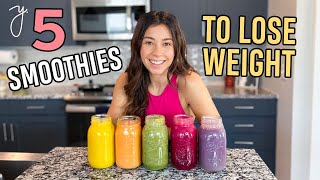 5 SMOOTHIES FOR THE WEEK TO LOSE WEIGHT Yovana [upl. by Nyrrad]