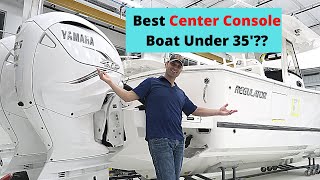 The Best Offshore Center Console Less Than 35 InDepth Review amp Walkthrough of the Regulator 34 [upl. by Ahsatsana]