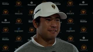 Hideki Matsuyama Wednesday Press Conference 2024 Presidents Cup [upl. by Zetniuq]