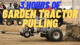 3 Hours of Garden Tractor Pulling from New Richmond Wisconsin [upl. by Ekard]