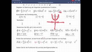QFdA Betrachtung quadratischer Funktionen [upl. by Zachary]