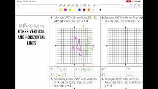 Transformations  reflections [upl. by Ardnassac]