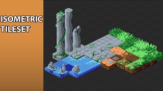 Isometric Tileset In Aseprite For Unity [upl. by Cleve]