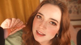 ASMR Getting All Up In Your Ears mic brushing amp scratching comforting words [upl. by Areip]