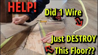 The Secret to Repair and Replace a Damaged Drop and Lock LVP Floor Plank [upl. by Man]