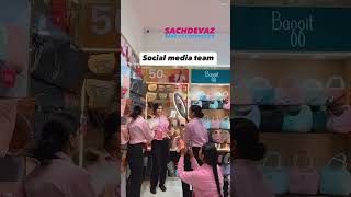 Sachdevaz Staff Working Team Mall of Cosmetics working social media t [upl. by Fries474]