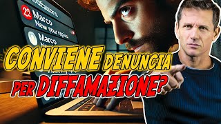 Ha senso DENUNCIARE una DIFFAMAZIONE online  Avv Angelo Greco [upl. by Tuhn]