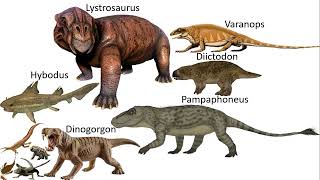 Permian period animals size comparison [upl. by Sherrill419]