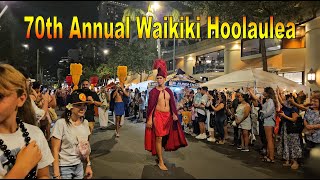 4K 70th Annual Waikiki Hoolaulea on 92124 in Waikiki Honolulu Oahu Hawaii [upl. by Jecon]