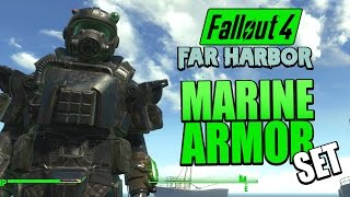 Fallout 4 Far Harbor  Finding the Complete Marine Combat Armor Set Shipments and Marine Wetsuit [upl. by Paviour991]