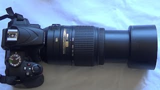 Beginner Photographer Reviews Nikon AFS DX NIKKOR 55300mm f4556G VR Lens [upl. by Esertap]