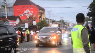 Rombongan Presiden RI di Gombong Kebumen Jawa Tengah [upl. by Luzader926]