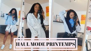 TRY ON HAUL  MODE PRINTEMPS  MANGO FLORYDAY [upl. by Dryfoos]