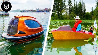 6 Incredible Mini Boats and Yachts  WATCH NOW [upl. by Maxima]