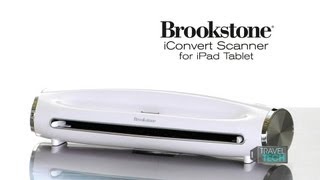 BROOKSTONE ICONVERT SCANNER Review  Travel Tech TV [upl. by Bolte]