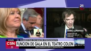 C5N – Gala en el Colón Entrevista a Darío Lopérfido [upl. by Glenn209]