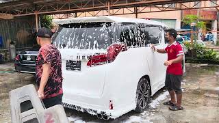 TOYOTA VELLFIRE ANH2025 200814 CONVERT TO ALPHARD FACELIFT AGH35 201822 BODY PARTS AND BODY KIT [upl. by Nawor]