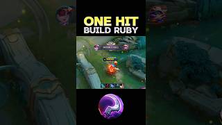 😱 WATCH THIS  BEST BUILD RUBY 2024❓ MLBB 🔥 mobilelegends onehitbuild ruby shorts [upl. by Pirali]