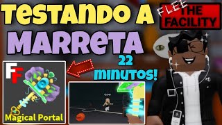 TESTANDO A MARRETA MAGICAL PORTAL  22 MINUTOS DE MARRETÃO😱  Roblox Flee The Facility [upl. by Akiner397]