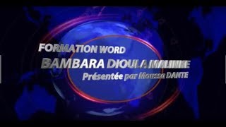 TUTO WORD N°9 NUMÉROTER ET HIÉRARCHISER LES TITRES DU DOCUMENT WORD BAMBARA DIOULA MALINKE BAMBARA [upl. by Woodford]