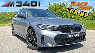 BMW M340i LCI RaceChip  REVIEW on AUTOBAHN [upl. by Drooff]