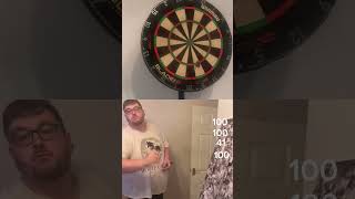 Australian 501 Upside down board 20 dart leg darts dartschampionship dartschallenge [upl. by Lin]