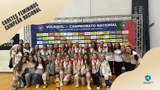 CAMPEÃO CADETES FEMININOS 20222023 [upl. by Naes]