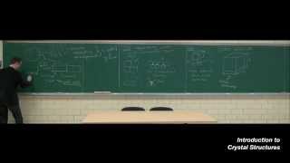 Introduction to Crystal Structures [upl. by Stoneham]