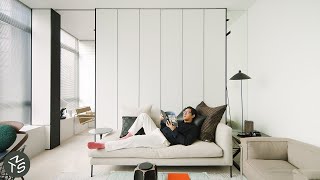 NEVER TOO SMALL Simple and Stylish Singapore Apartment 55sqm592sqft [upl. by Mintz]