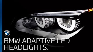 BMW UK  BMW Adaptive LED Headlights [upl. by Dyolf]