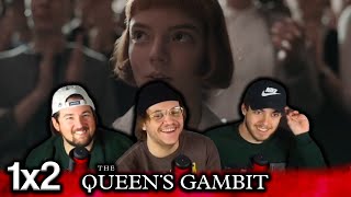 BETHS FIRST TOURNAMENT  The Queens Gambit 1x2 quotExchangesquot Group First Reaction [upl. by Eolande]