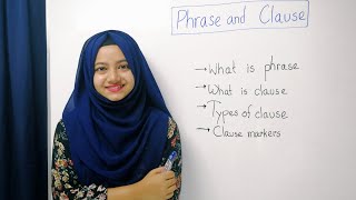 Phrase and clause  Principal clause  Subordinate clause  coordinate clause [upl. by Jesse955]