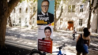 Élection régionale en Allemagne  pour la première fois le parti dextrême droite AfD finit en tête [upl. by Sirama]