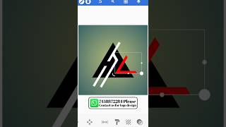 Hg logo design in smartphone shorts logo design pixellabediting [upl. by Nicol]