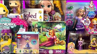 Disney Tangled Toy Collection Unboxing Review  Magic in Motion Hair Glow Rapunzel [upl. by Nat]