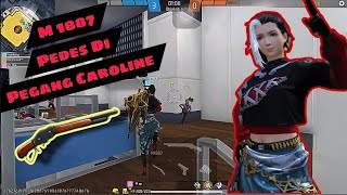 FREEFIRE  CAROLINE THE POWER SHOT GUN M1887 CLASS SQUAD RANKED [upl. by Raskind]