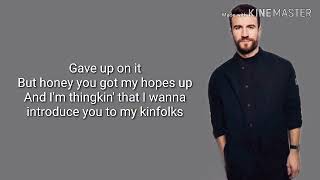 Kinfolks Lyric Video  Sam Hunt [upl. by Leamaj]