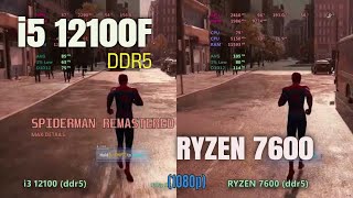 i3 12100 vs Ryzen 7600 ddr5 in 2024 [upl. by Bethina]