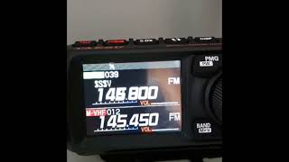 YAESU FTM 500D scan speed [upl. by Hola]