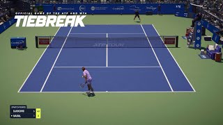 TIEBREAK  Novak Djokovic Vs Rafael Nadal I Cincinnati Open I Expert Difficulty PS5 [upl. by Humph661]