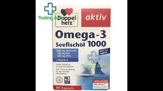 Doppelherz Omega3 Seefischol 1000  Giúp bổ sung EPA DHA cho cơ thể [upl. by Aerdnaz32]