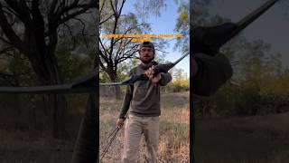 Budget bow hunt bowhunting survival longbow recurve cheapbow camping [upl. by Ardnasirk]