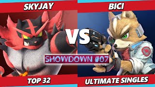 PSKSHOWDOWN 7  Skyjay Incineroar Vs BICI Fox Smash Ultimate  SSBU [upl. by Rowney367]