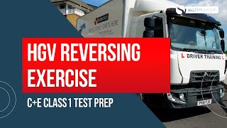 CE Class 1 Full Reversing Exercise  DVSA Approved [upl. by Oloap695]